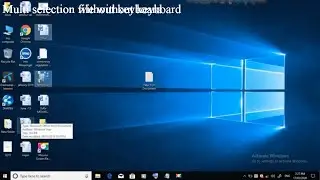 Without keyboard select multy file by LBPC solution