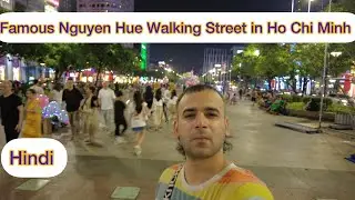 Famous Nguyen Hue Walking Street in Ho Chi Minh Street | #india #travel #bangkok #vietnam #trend