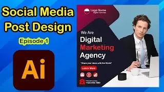 Social Media Posts and Flyer Design Tutorial in Adobe Illustrator | Enhance Your Design Skills
