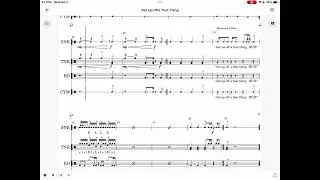 Get Up Offa That Thing SNARE (MIDI File) (SWRHS)