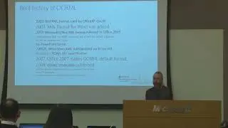 Shanghai Interoperability Protocols Seminar 2013 An overview of OOXML  Shanghai Interoperabiltiy Sem