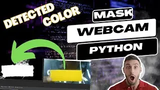 How to detect color by making a mask using python webcam series part 2