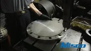 Stainless steel flange hole drilling