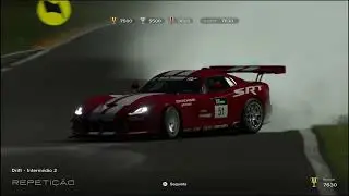 Gran Turismo 7 Dodge VIPER gr4 RaceCar DRIFT Mission (Intermediate Drift 2)