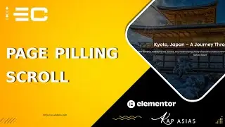 Page Pilling Scroll in Elementor – Smooth Full-Screen Scrolling Effect! 🎯
