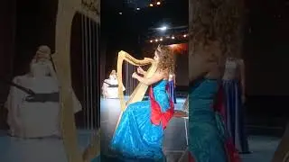 Игра на Арфе конкурса Королева Урала 2021