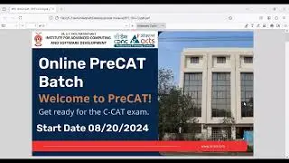 PreCAT batch Introduction Day