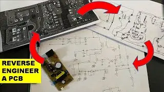{648} How To Draw Circuit Diagram From PCB / PCB Layout. PCB Reverse Engineering Technique