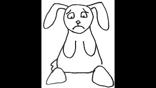 How to Draw Sad bunny