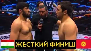 Жаңы беттеш: Кыргыз жигит тажик мушкерин тех нокаут менен утту! Абузар Исраил уулу - Шахриер Вохидов