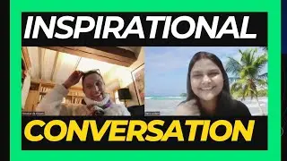an inspirational english conversation with my new guest, Florence from France | #english