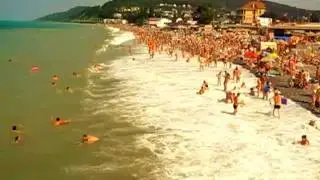 Отдых на Черном море в Лоо видео пляжа