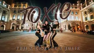 [K-CHOREO IN PUBLIC] TOXIC - Yeji x Giselle x Julie | Dance Cover by HKZ Dance in London