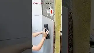 Bathroom wall tile fitting technique | #walltile #tilefitting #diy #satisfying #shortsfeed