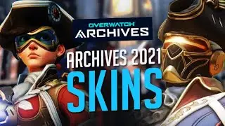 OVERWATCH ALL NEW ARCHIVES 2021 EVENT SKINS AND ITEMS | OVERWATCH LIVE EVENT