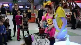 Шоу мыльных пузырей детский клуб мадагаскар