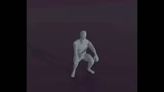 Male Body Base Mesh Animated and Rigged 3D Model