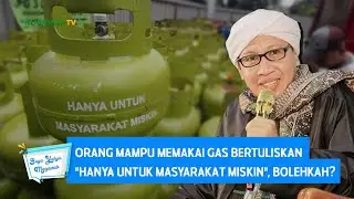 Orang Mampu Memakai Gas Bertuliskan 