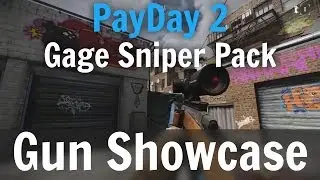 Payday 2 - Gage Sniper Pack DLC & Gold AK.762