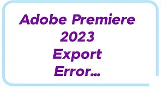 Render Required Audio Error, Adobe Premiere Pro