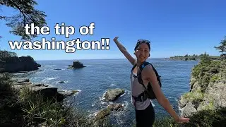 HIKING HOH RAINFOREST & CAPE FLATTERY!! | Forks, WA | Olympic Peninsula