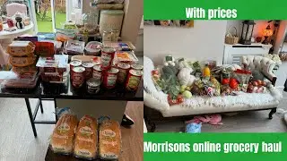#vlogtober2024 - Morrisons Online Grocery Haul With Prices £££