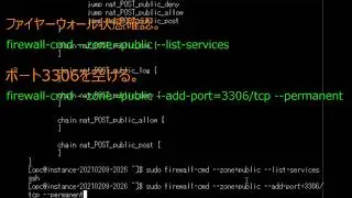 Red Hat Enterprise Linux release 8.3(CentOS8)のファイヤーウォール