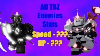 All TBZ Enemies Stats | Roblox Tower Blitz (3,600 Subs Special Outdated)