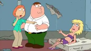 Гриффины и проститутка! Смешные моменты из ГРИФФИНОВ! Funny! Family Guy!