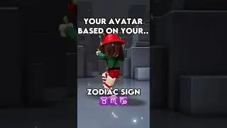 Your avatar based on your zodiac sign part 1! ♉️♏️♑️ #roblox #shorts