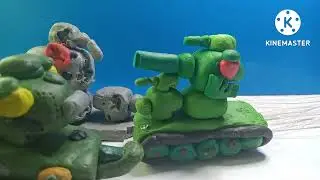 18 серия битва ТАНКОМУЛЬТ из пластилина