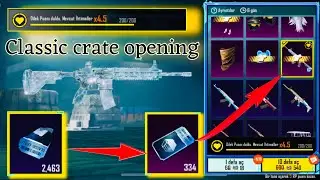 New premium crate opening M416 Glacier 330 classic crate opening A wish of 5 years pubg