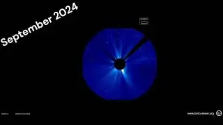 September of 2024 as Seen by NASA's SOHO Probe LASCO C3 #sun #solar #solarflares #astrology #space