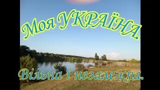 Моя Україна. Релакс. Перезавантаження.Річка. Лебеді. Футаж.