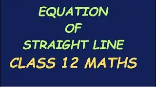 Straight Line in Space | 3-D GEOMETRY | class 12 straight line |