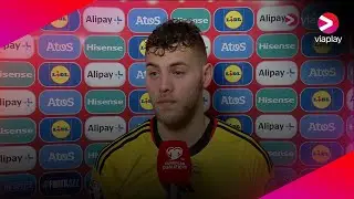 Dion Charles reacts to first two Northern Ireland goals in win over San Marino