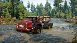 Ramping Up Business | transport a Medium logs in Pembina Oil Fields | snowrunner