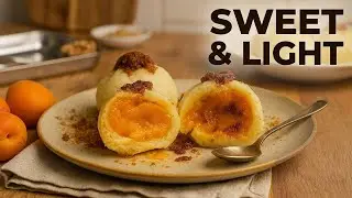 Apricot Dumplings from Slovenia | Light, Sweet & Comforting