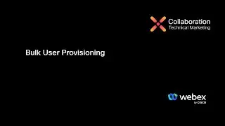 Bulk provisioning users