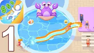 My Aquapark Gameplay Walkthrough Part 1 (iOS Android)