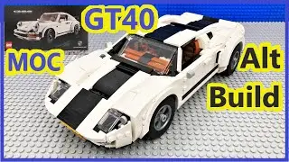 Lego Ford GT40 MOC Porsche 911 10295 Creator Expert Alternate B Model Alt Build