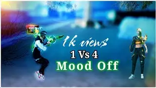 FREE FIRE 1 VS 4 CLUTCH // FREE FIRE GAMEPLAY // KAAL GAMING7.0