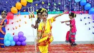Devotional Reverence Dance by Rainbow Kids UKG Girls by Tr.Lakshmi Devi - Euphoria 2024.