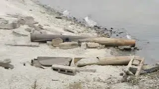 23 10 23 обмеление на Волгоградском водохранилище