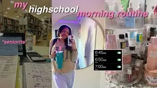 my *REALISTIC* 6:30am high school morning routine (senior year)