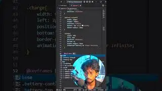 CSS Battery Charging Animation ⚡ | Smooth Charging Effect! | 