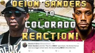 Deion Sanders Introduced as new CU head coach *REACTION*; The Best Thing For the Black Community!
