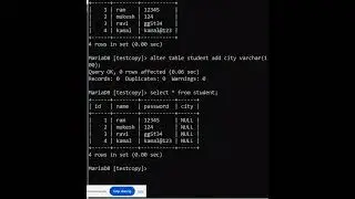 How to modify a column in MySQL   SQL ALTER COMMAND 