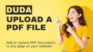 Upload a PDF File in Duda Fast! #duda #dudatraining