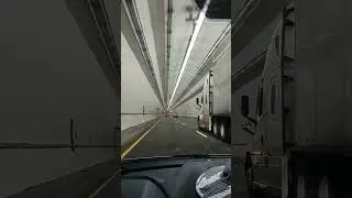 Mobile, Alabama Interstate I-10 Tunnel at Night! #shortsvideo #shorts #alabama